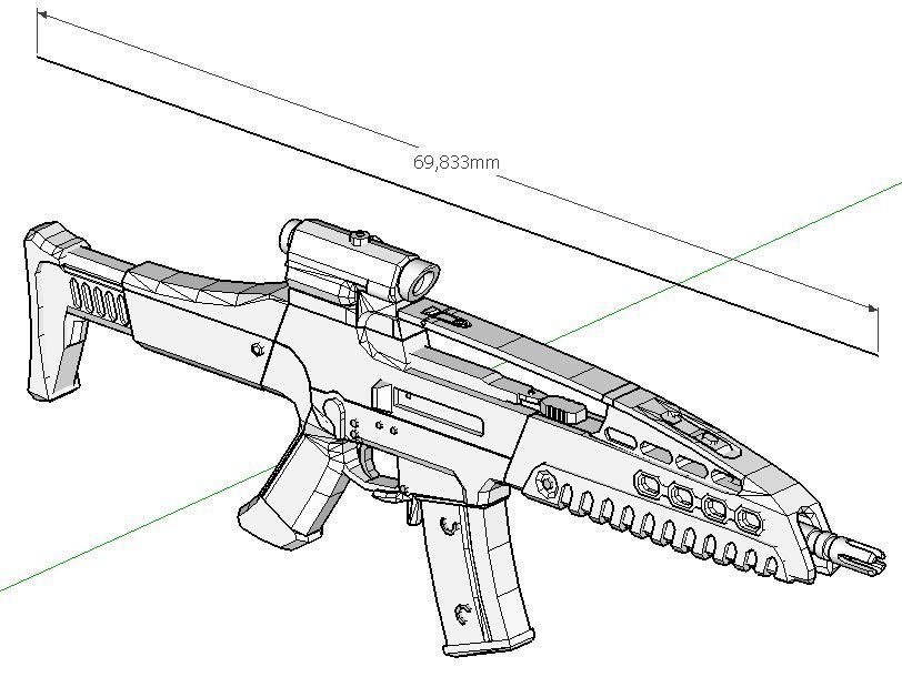 1/12 XM 8 Assault Rifle - Jevalow - BOOTH