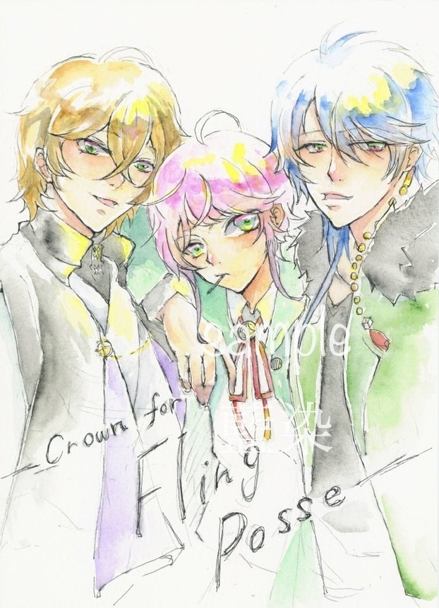 原画 ヒプノシスマイク Fling Posse 手描き水彩イラスト Che E Eco Booth