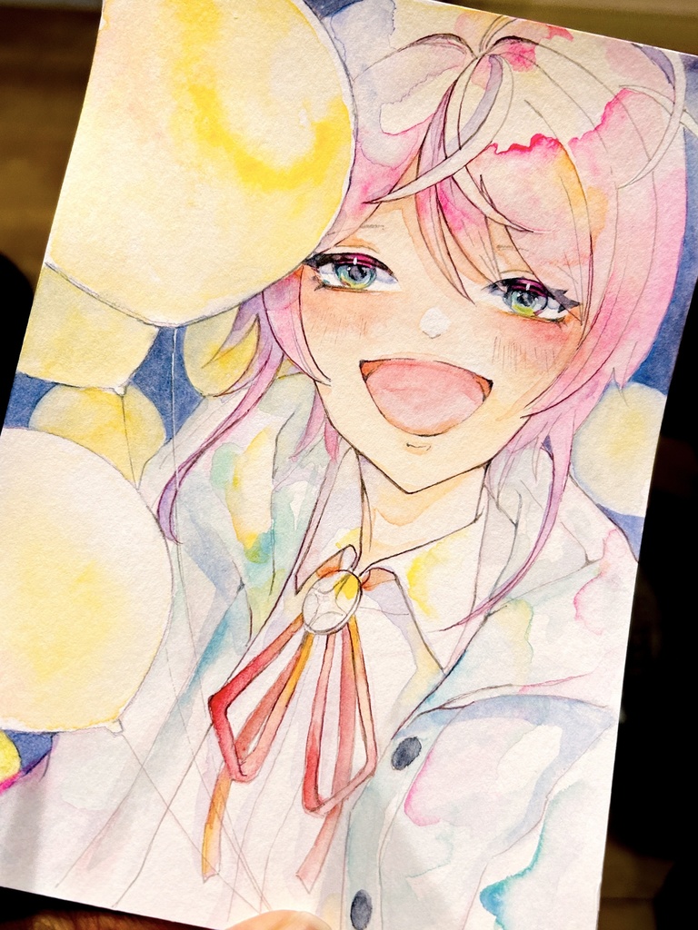 【原画】ヒプノシスマイク 飴村乱数 手描き水彩イラスト