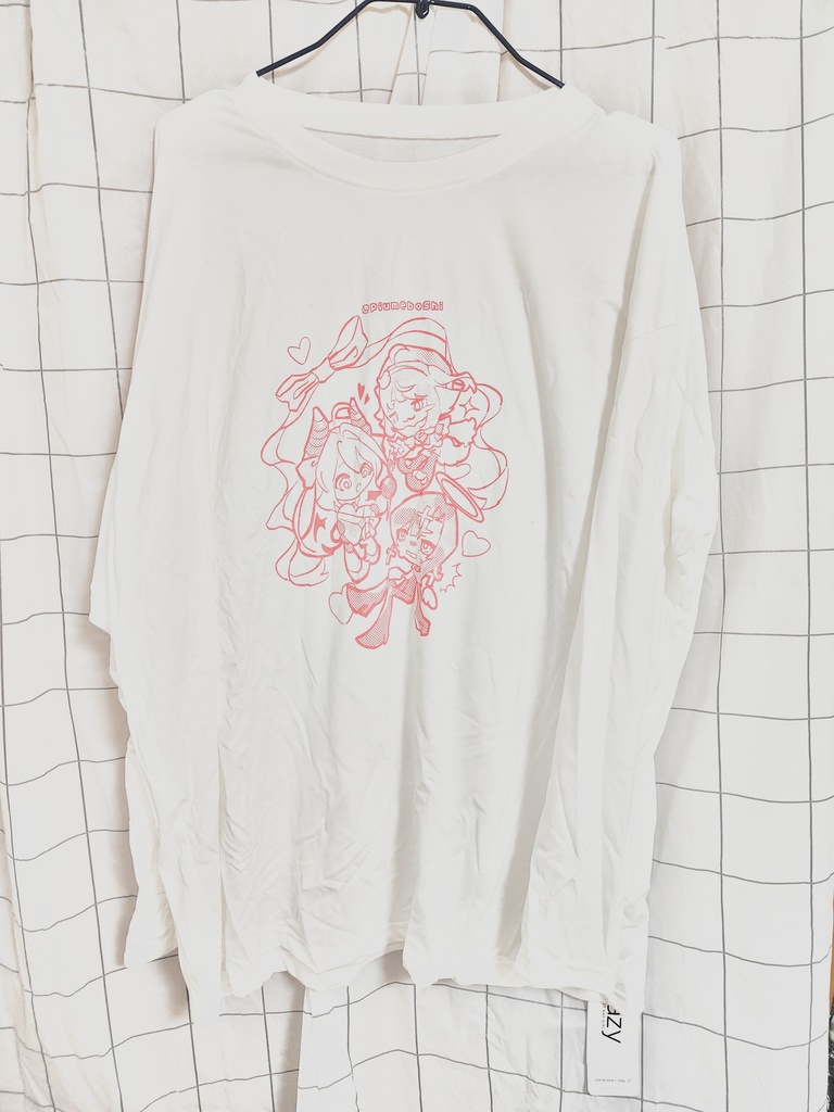 「gift for 🩷」ホワイトロングT