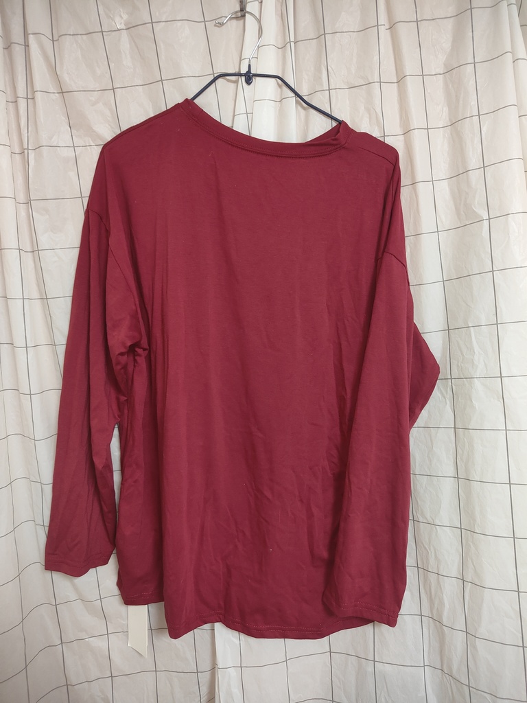 「gift for 🩷」 ロングTシャツ レッド