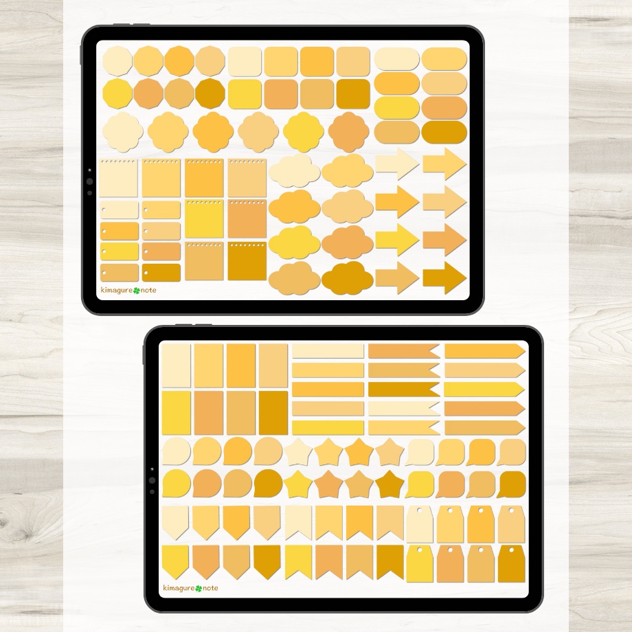 【ずっと使えるふせん】ふせん18種類×カラーバリエーション18種類