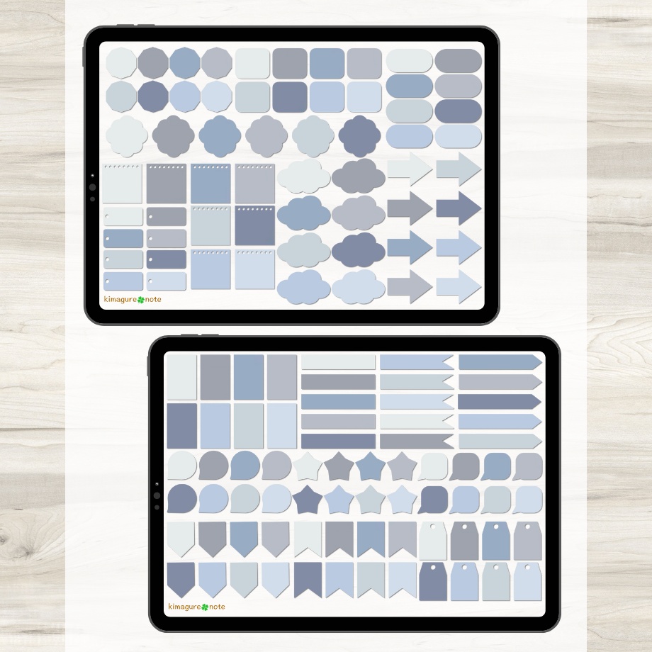 【ずっと使えるふせん】ふせん18種類×カラーバリエーション18種類