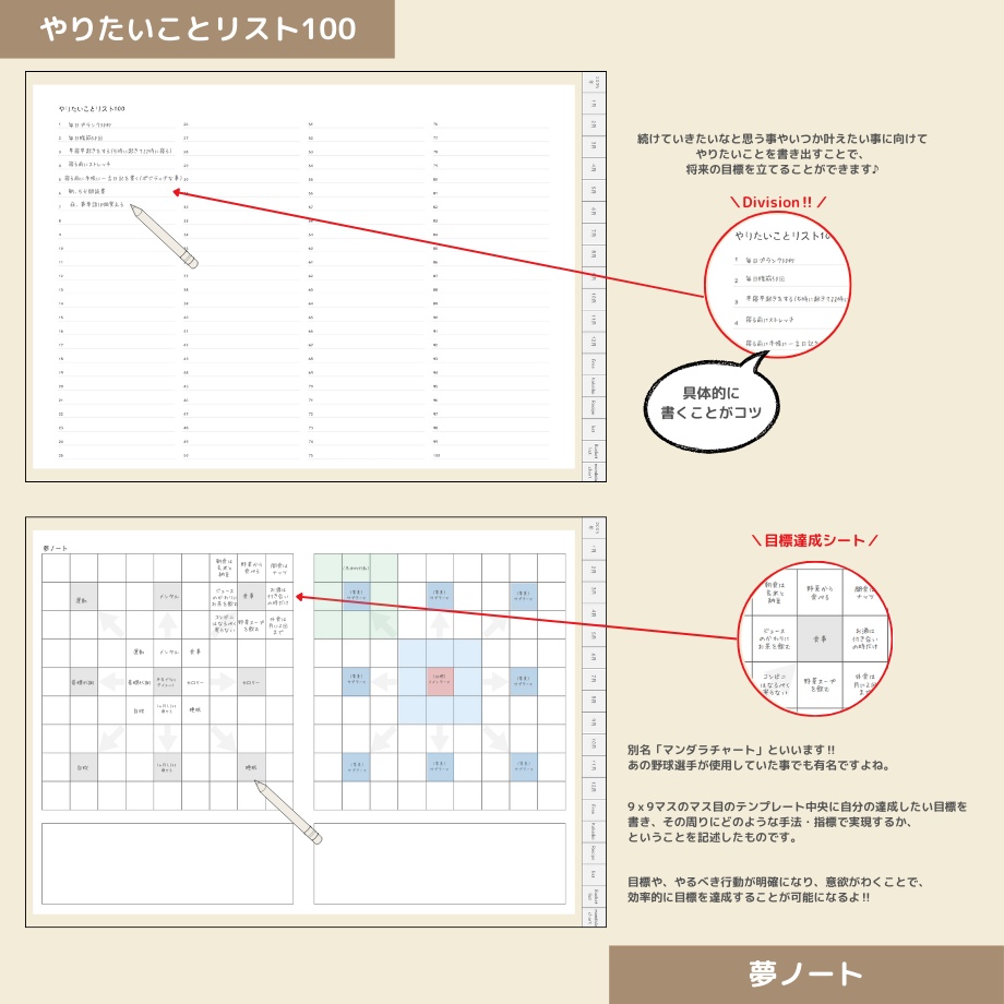2026年4月はじまり リンクつきデジタル手帳(アイボリー)