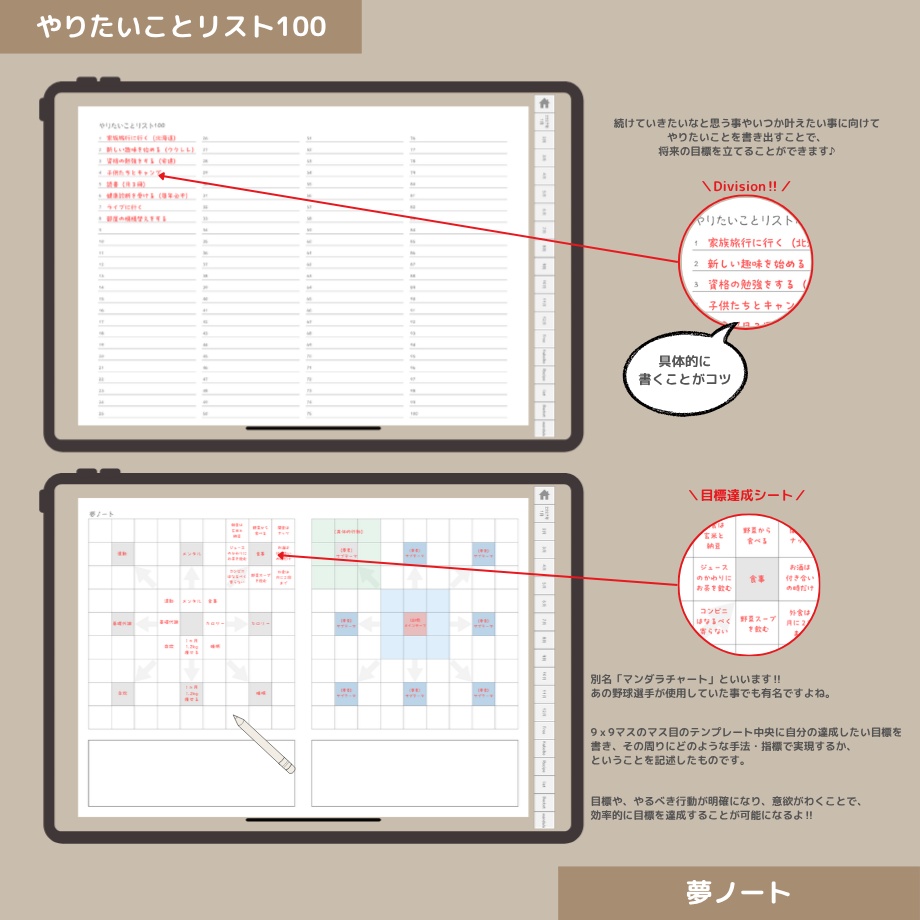 2027年1月はじまり リンクつきデジタル手帳(Mocha)(Whim Log)