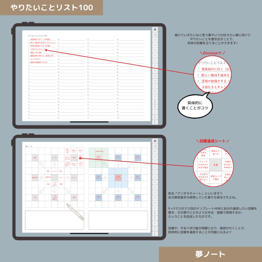 2027年1月はじまり リンクつきデジタル手帳(Bule)(Whim Log)