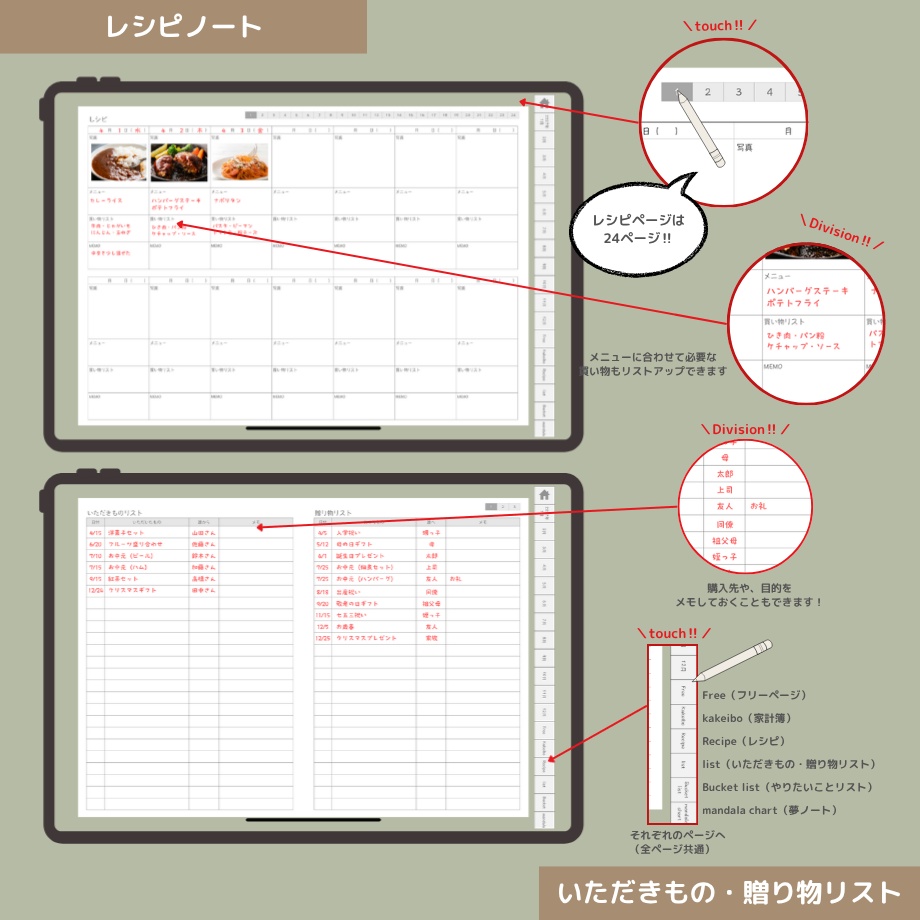 2027年1月はじまり リンクつきデジタル手帳(Green)(Whim Log)