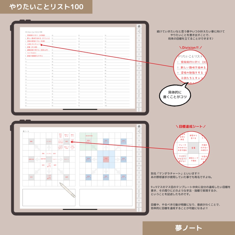 2027年1月はじまり リンクつきデジタル手帳(Beige)(Whim Log)