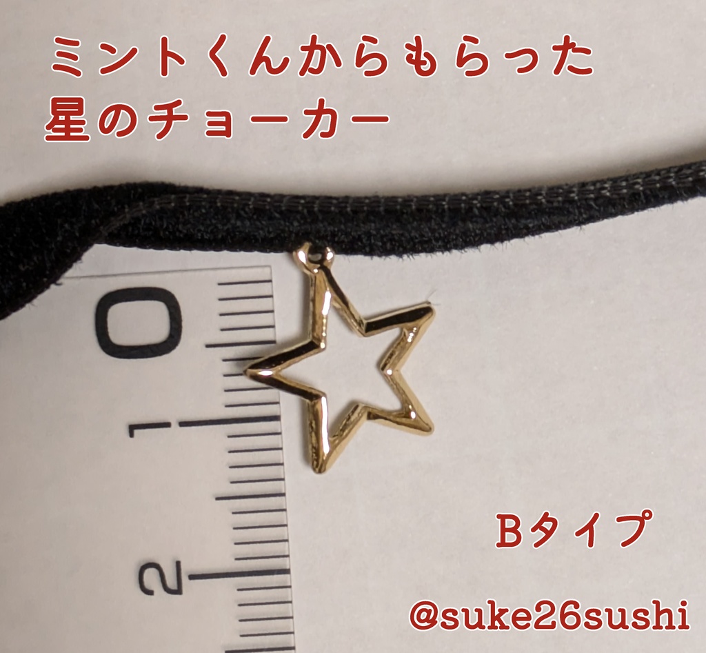 ミントくんからもらった風の星のチョーカー