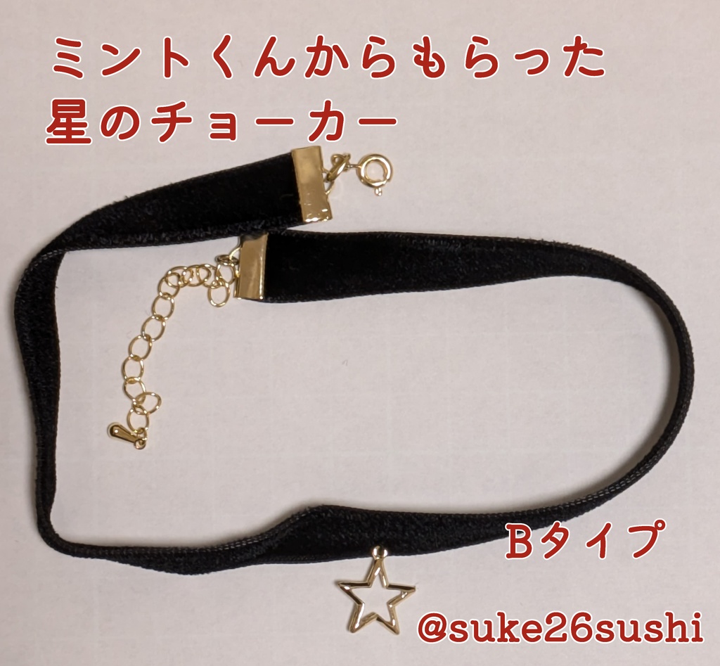 ミントくんからもらった風の星のチョーカー