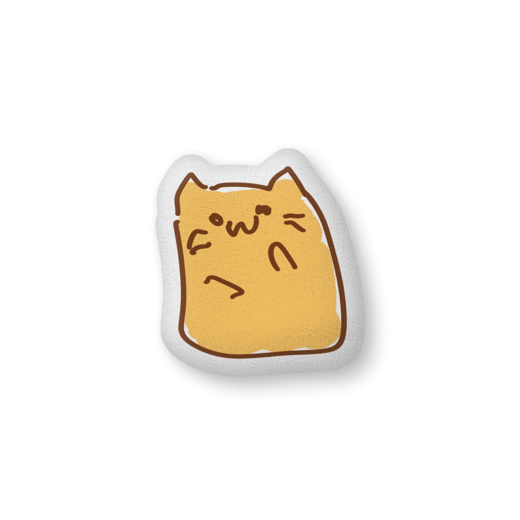 ひだりてにゃんぷっぷークッション