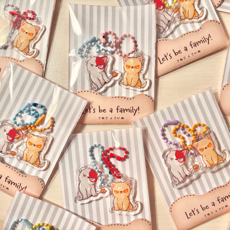 うまれたてミニあくりるきーほるだーセット