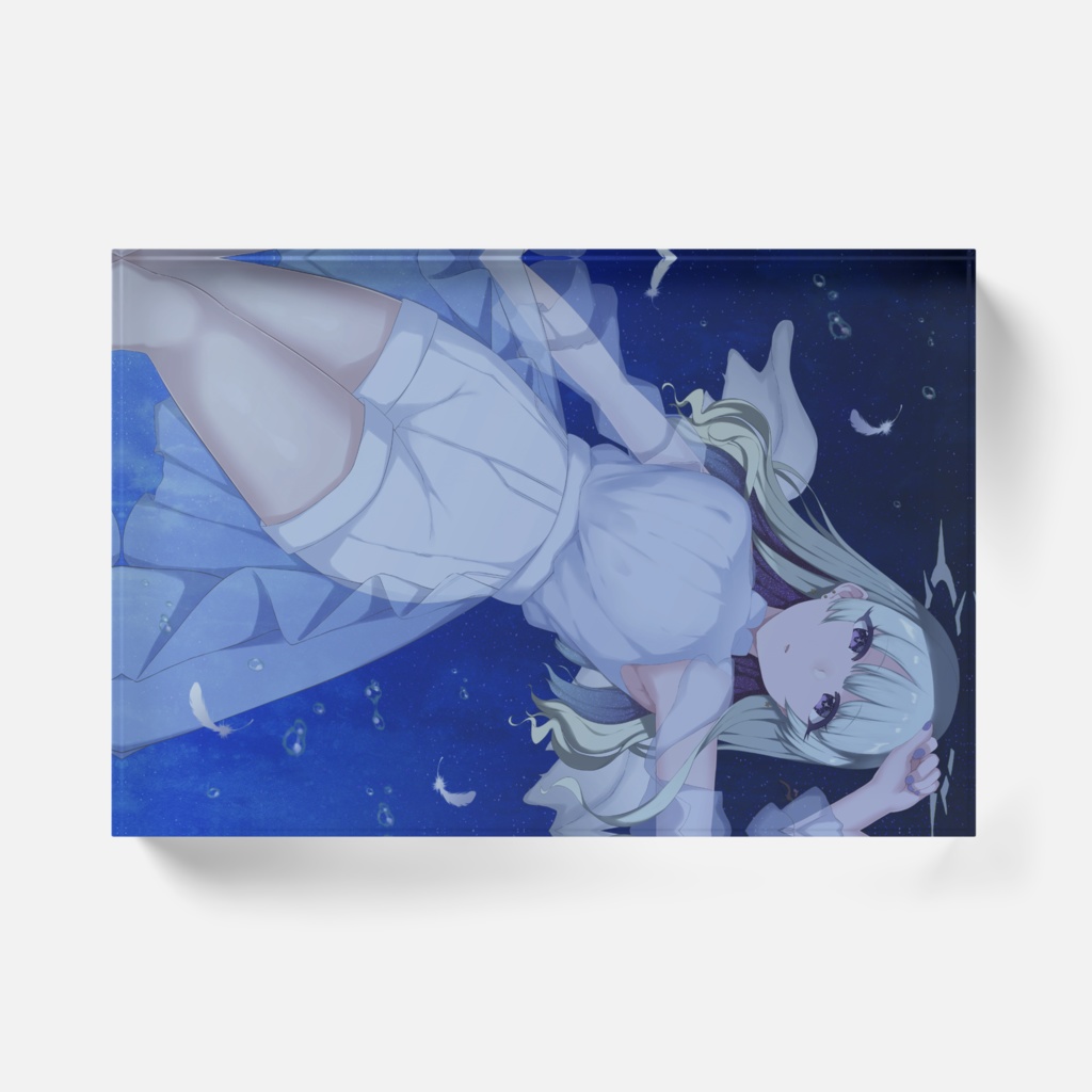 1周年記念アクリルブロック