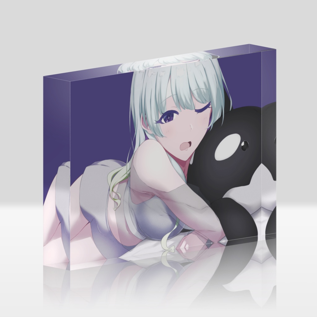 寝そべりアクリルブロック