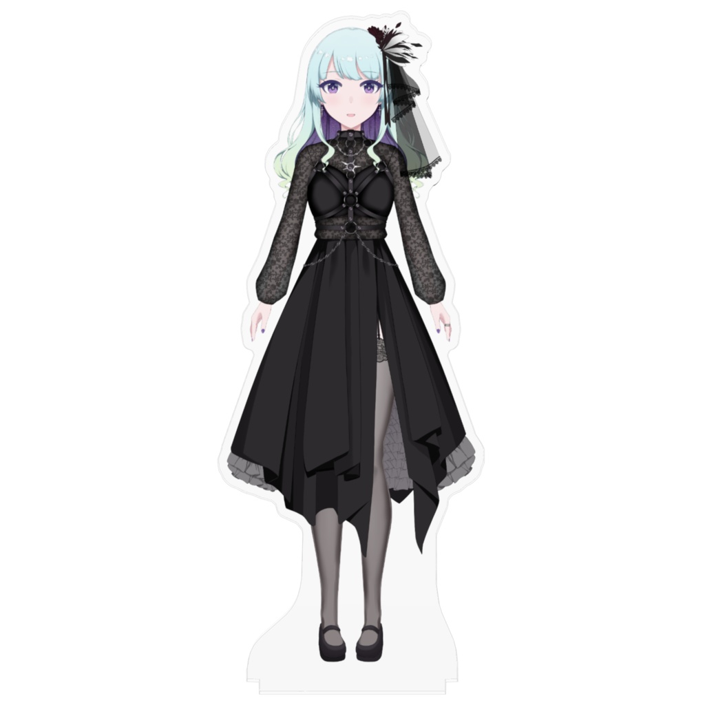 あまつか いお(黒ドレス)