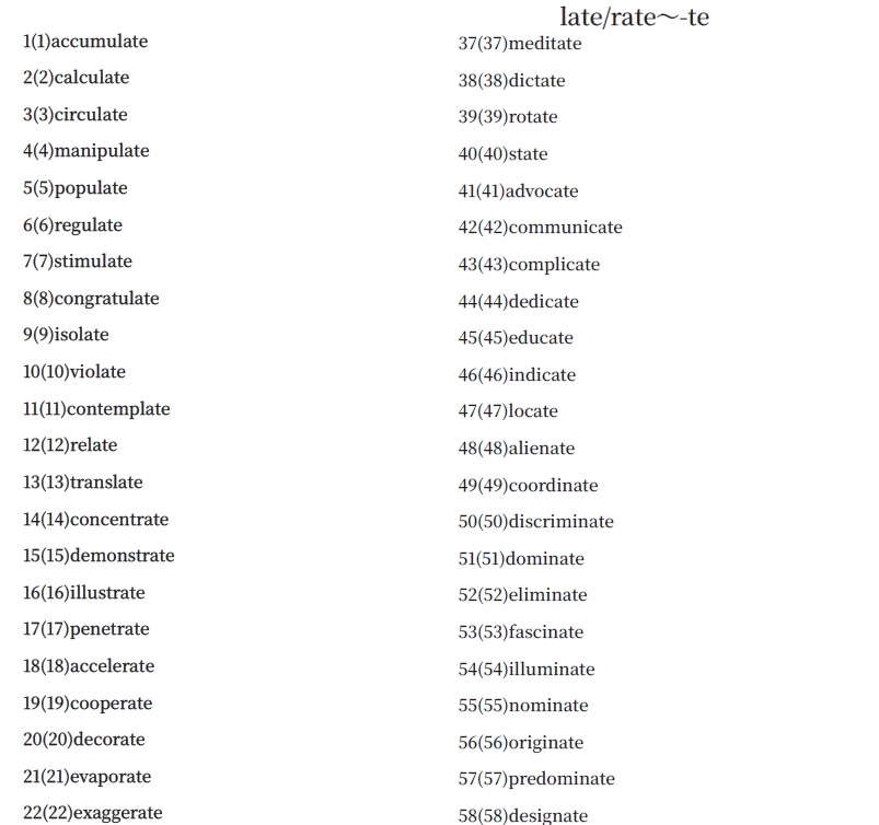 RW 1052 VERB EX COMP 歌詞カード 簡易チェックテスト付き