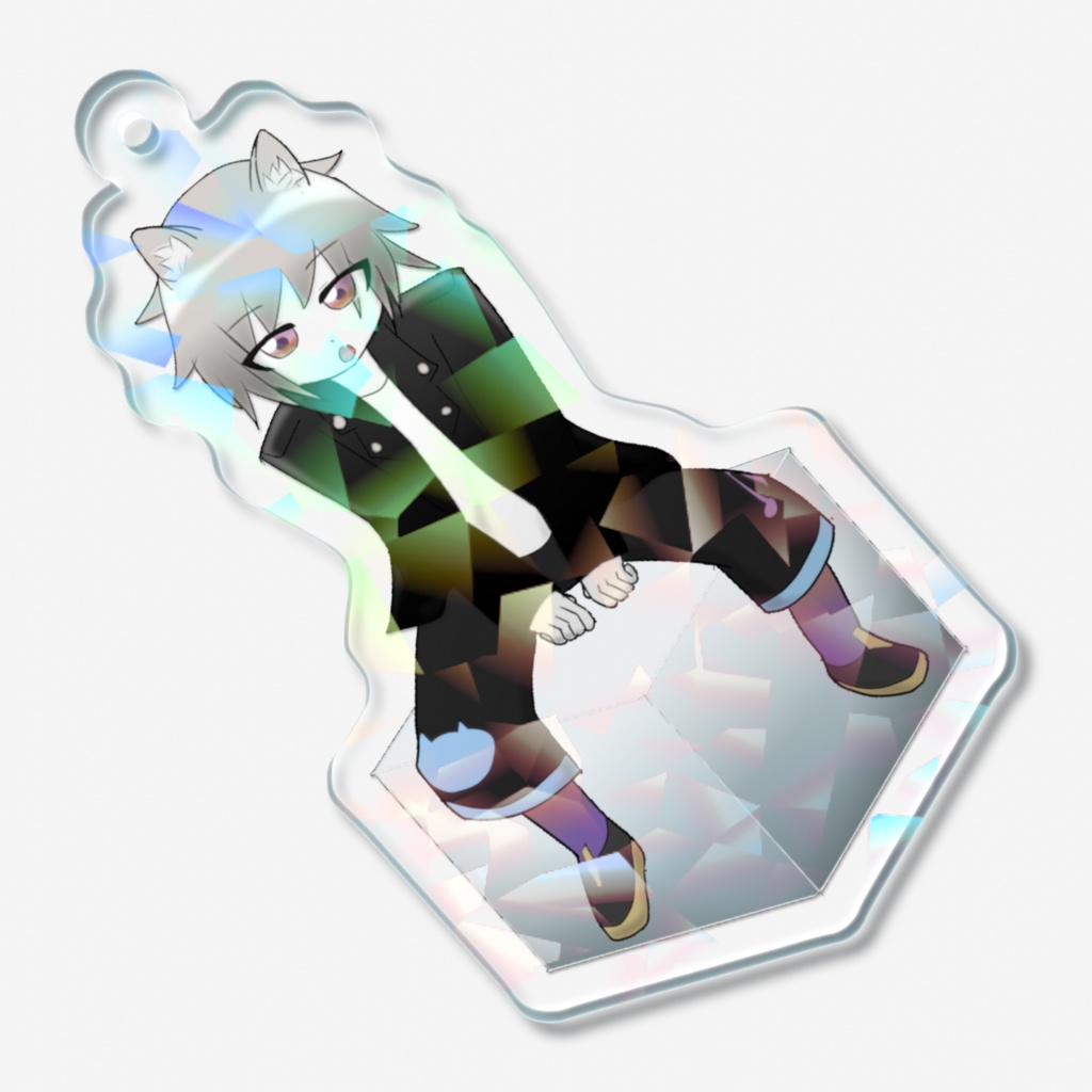 【2025BD記念】キラキラアクリルキーホルダー②「革ジャンと氷」