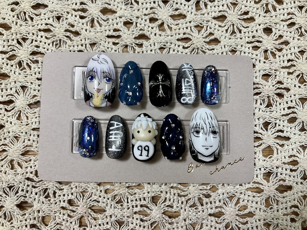 痛ネイルチップ *ハンターハンター*キルアイメージ