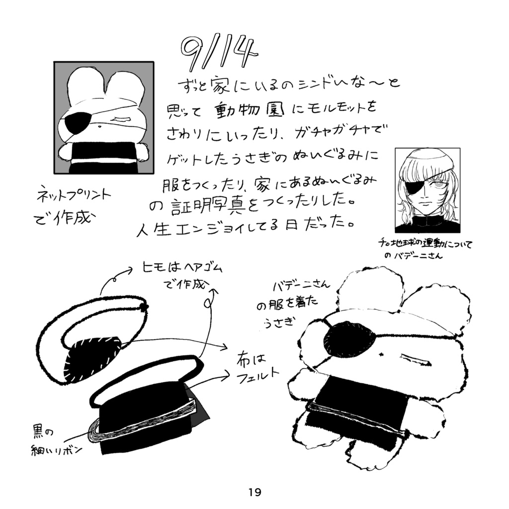 【絵日記ZINE】生活を抜け出して海をみに行くまでの記録