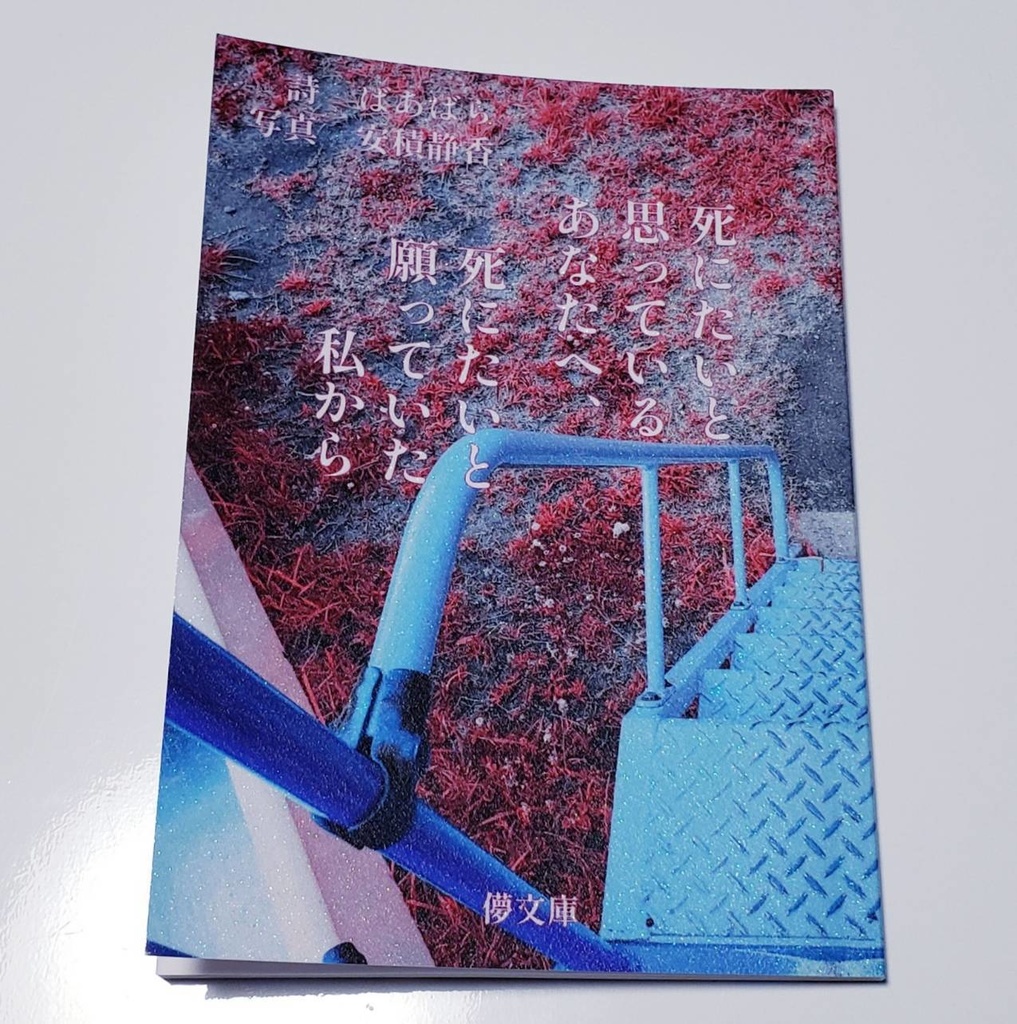 写真詩集『死にたいと思っているあなたへ、死にたいと願っていた私から』(第二版) 詩・ばあばら 写真・安積静香