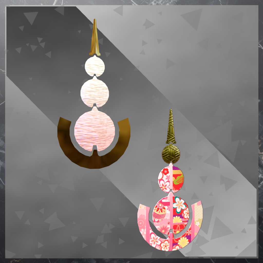 無料イヤリングモデルセットその2