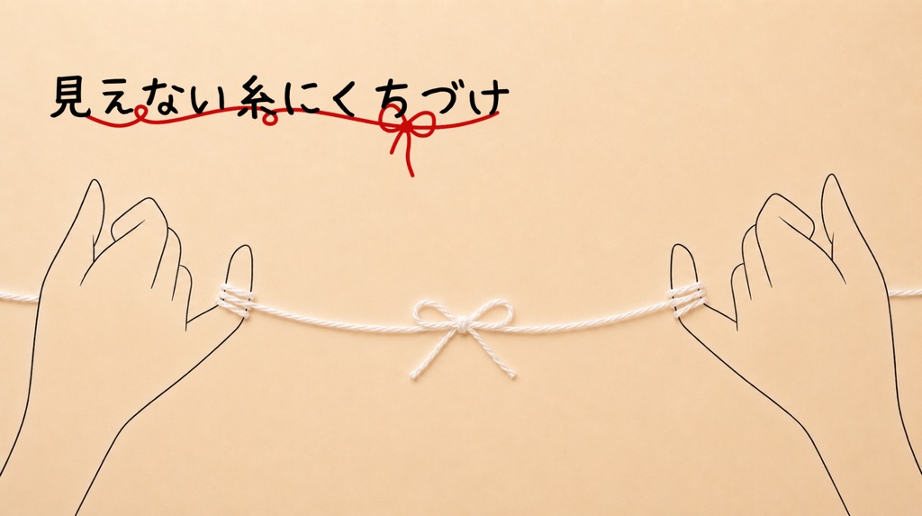 見えない糸にくちづけ