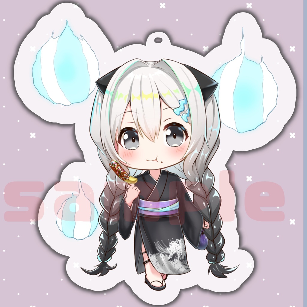 宮杜楓子 V.ertex1周年記念限定アクキー≪浴衣≫