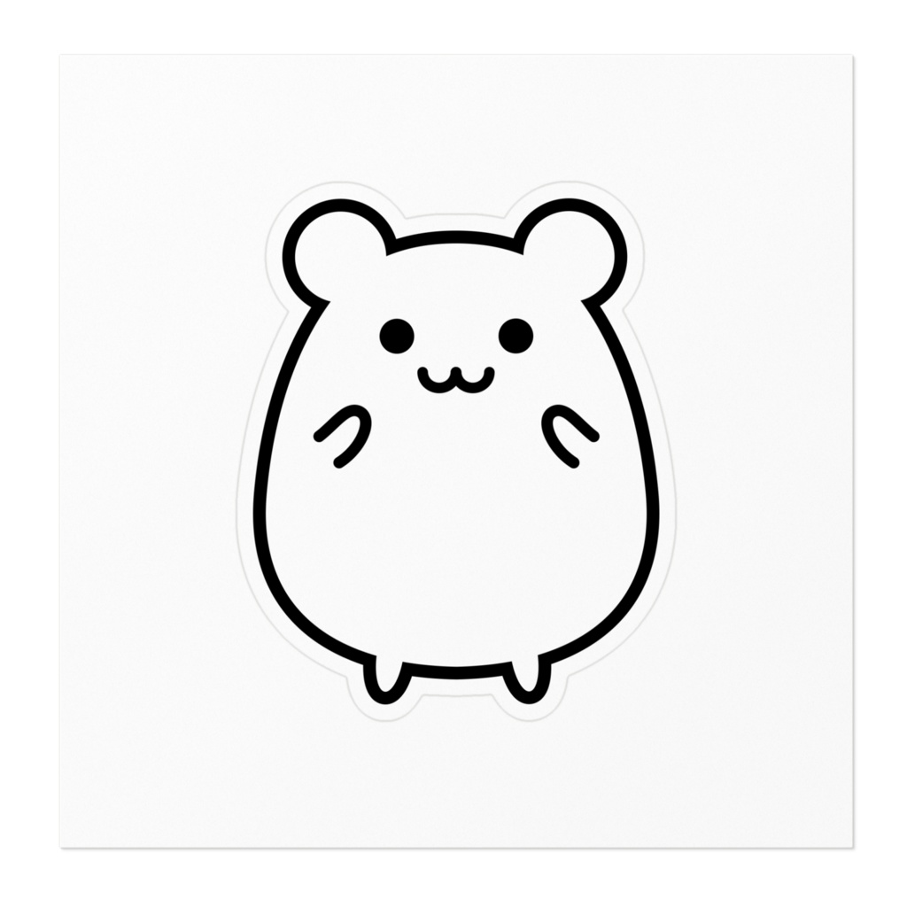 もにゅはむステッカー🐹