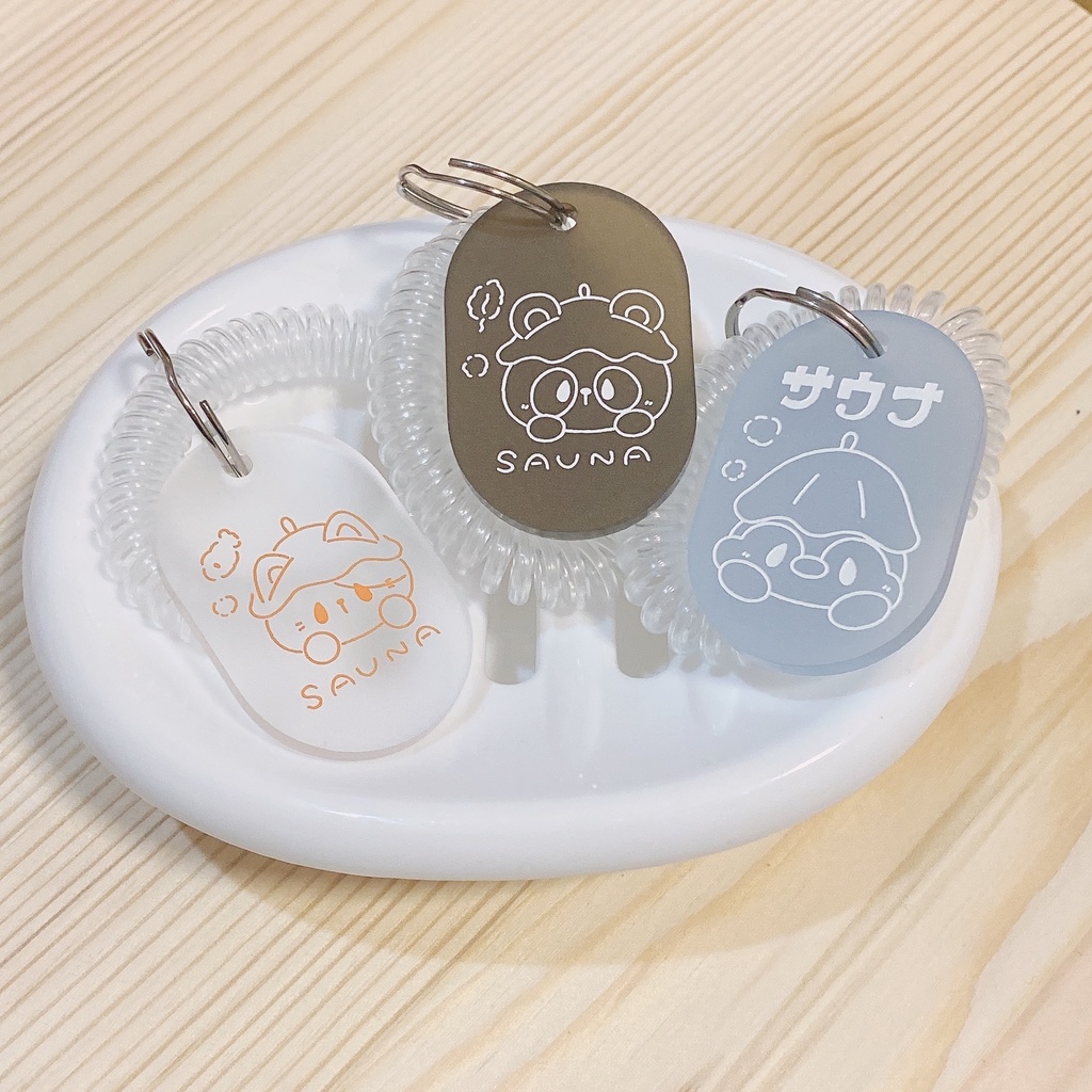 サウナあにまるず　サウナキーホルダー