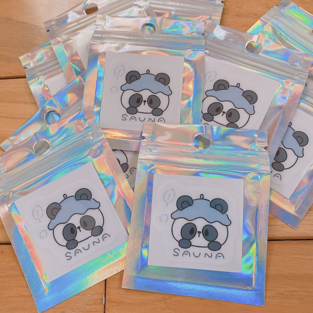 サウナあにまるず 耐水ステッカー