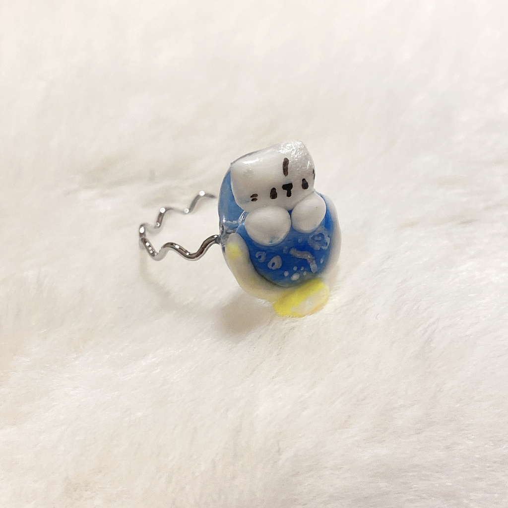 ハンドメイド(ねこソーダの指輪)