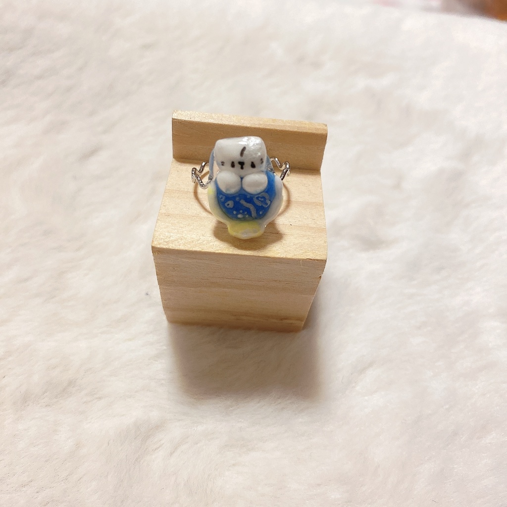 ハンドメイド(ねこソーダの指輪)