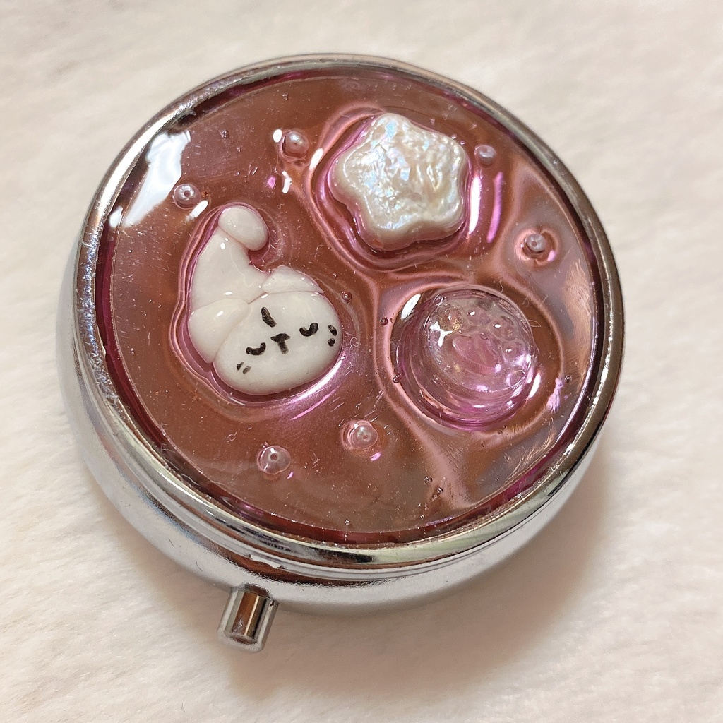 ハンドメイド(おやすみねこピンクver)