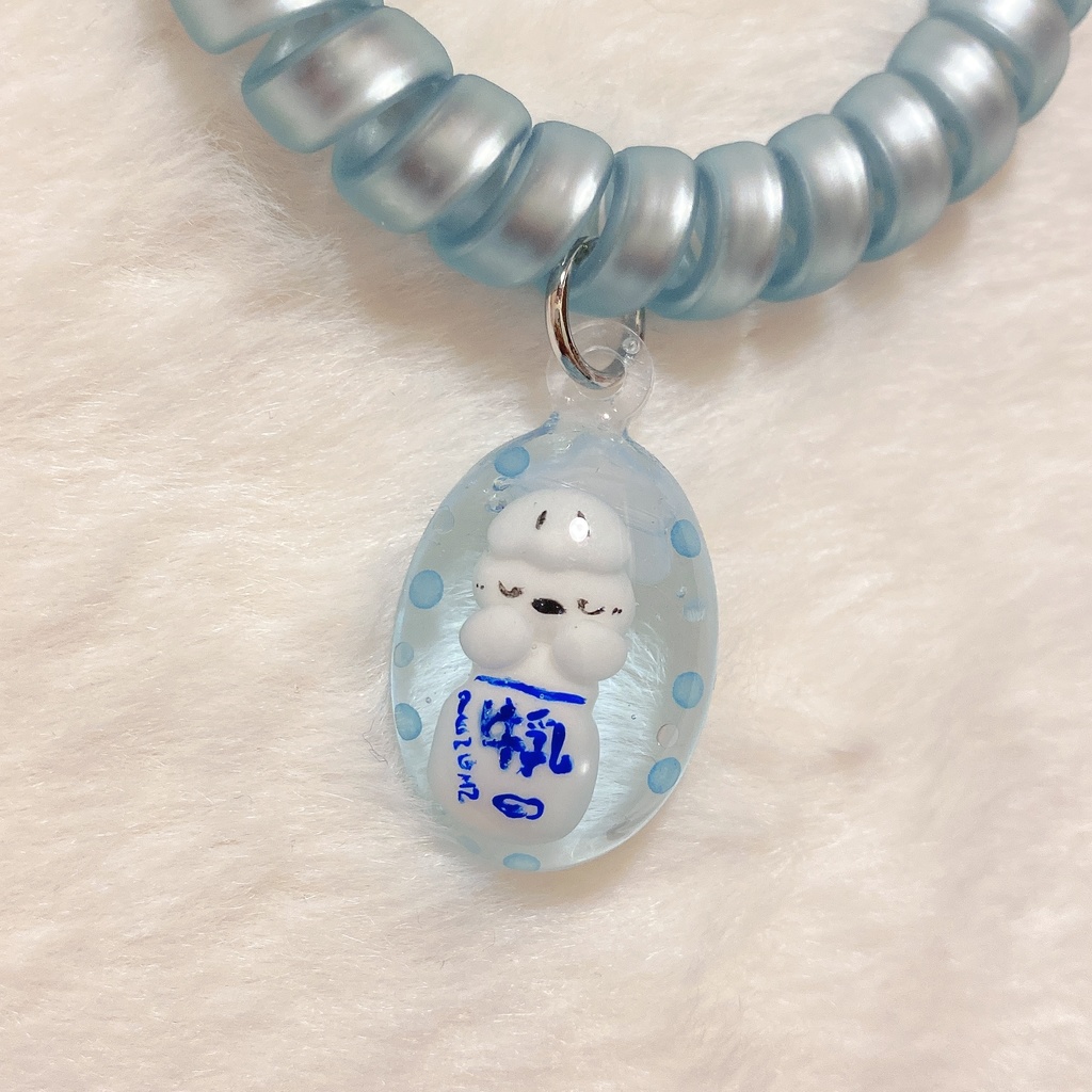 ハンドメイド(サウナペンギンヘアゴム)