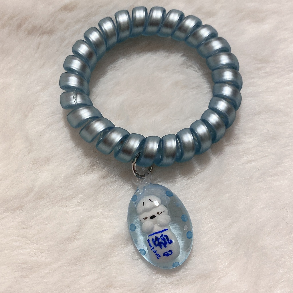 ハンドメイド（サウナペンギンヘアゴム）