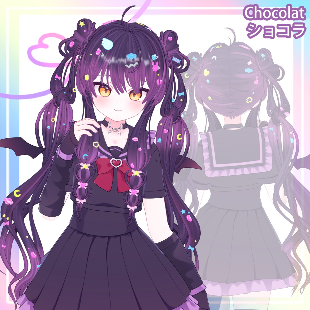🍭9 avatars🍭 VRC Lollipop Hair