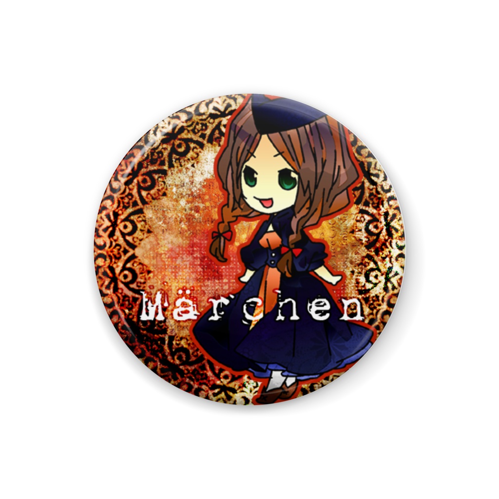 ブラン子の缶バッチ