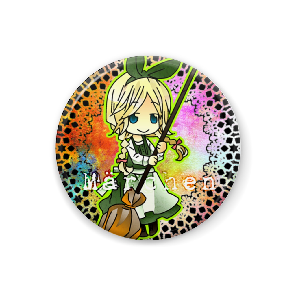 イド子の缶バッチ