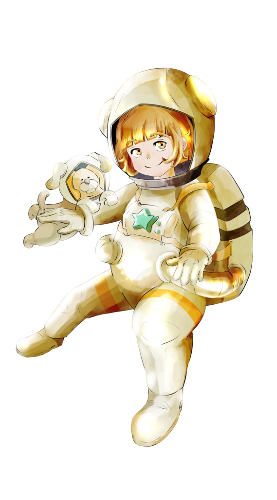 【live2D モデル】宇宙飛行犬