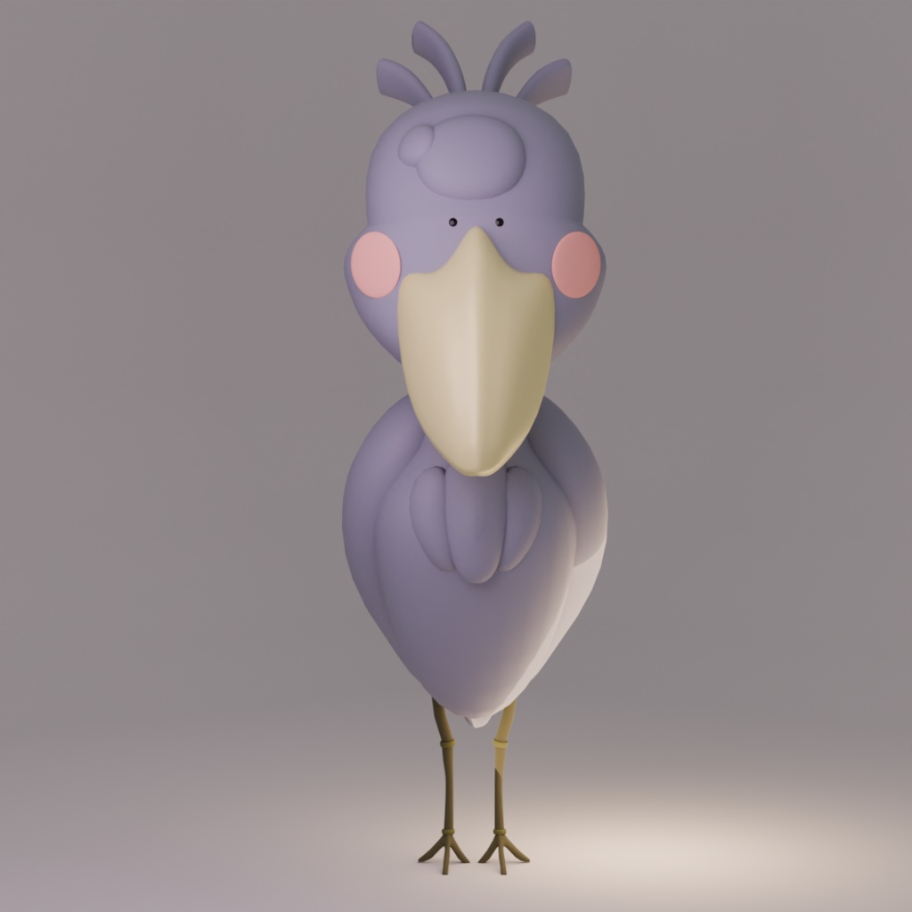 【3Dモデル】ばーど
