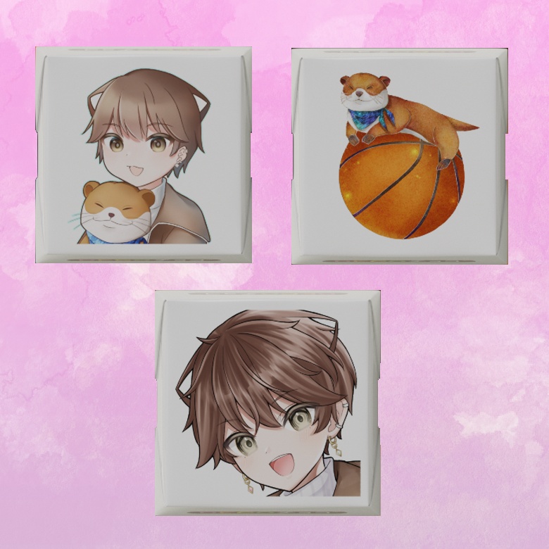 かわうそDecoチョコ 15個入り