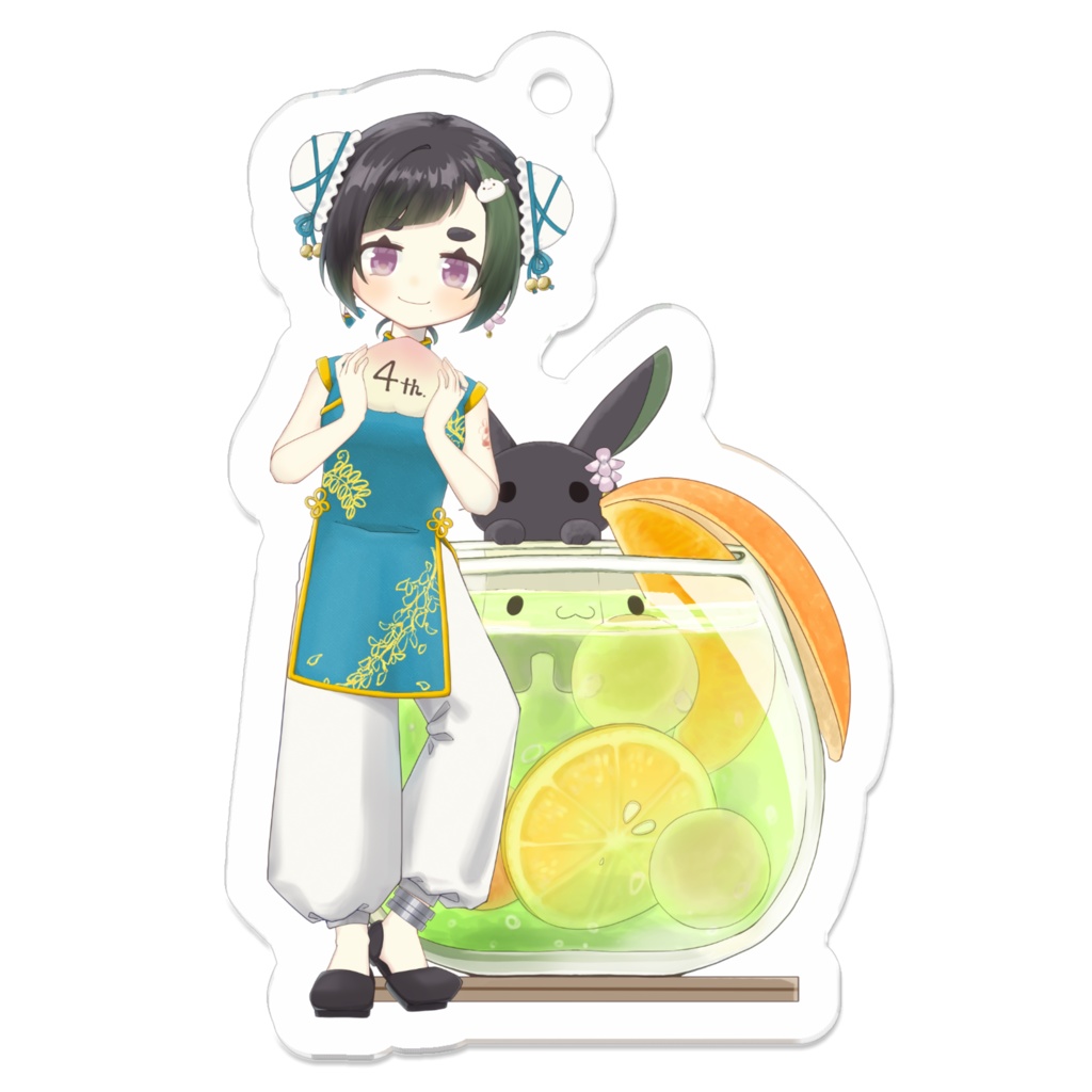 【オンデマンド生産】4周年アクリルキーホルダー【～7/31迄】