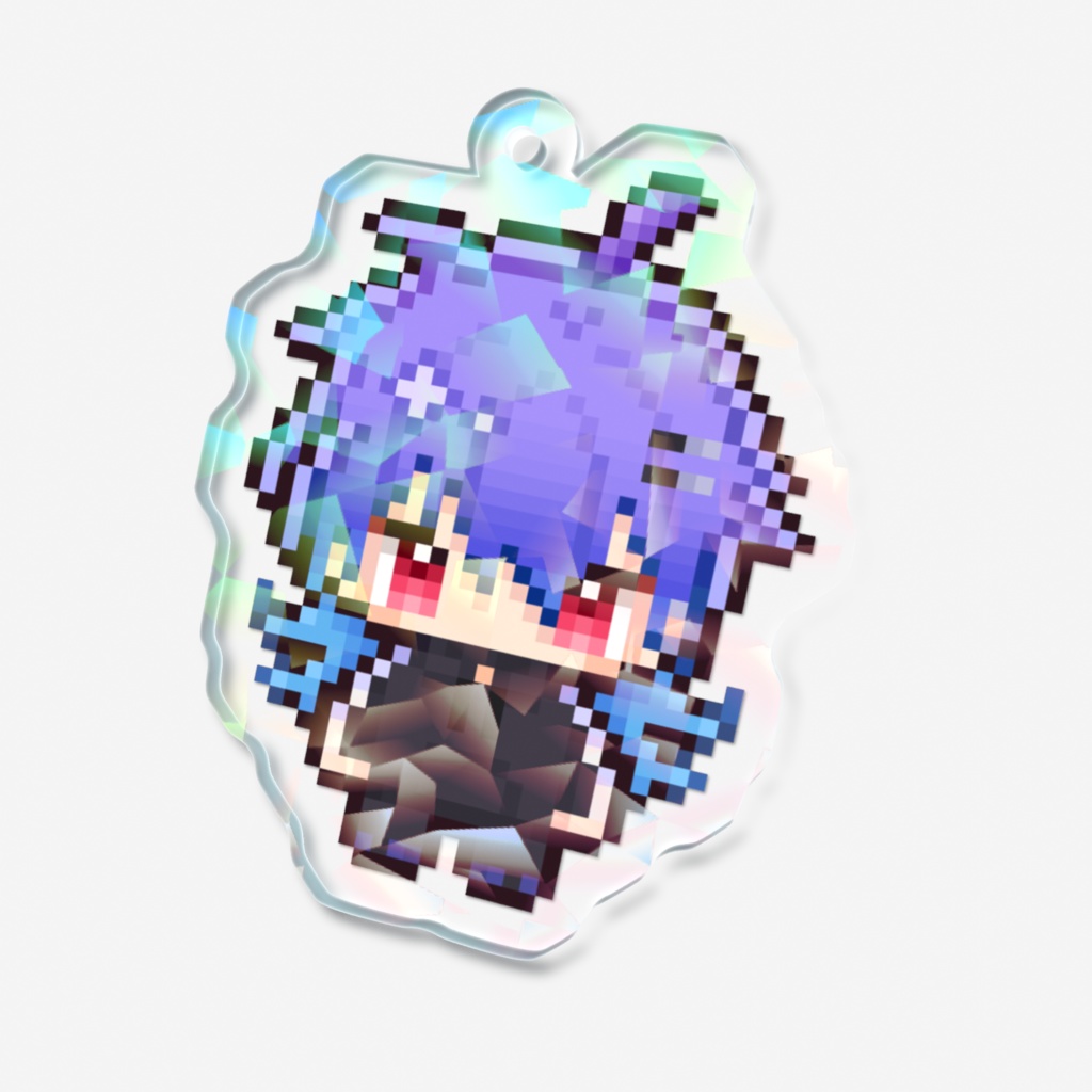 naque ドット絵アクキー(ホログラム)