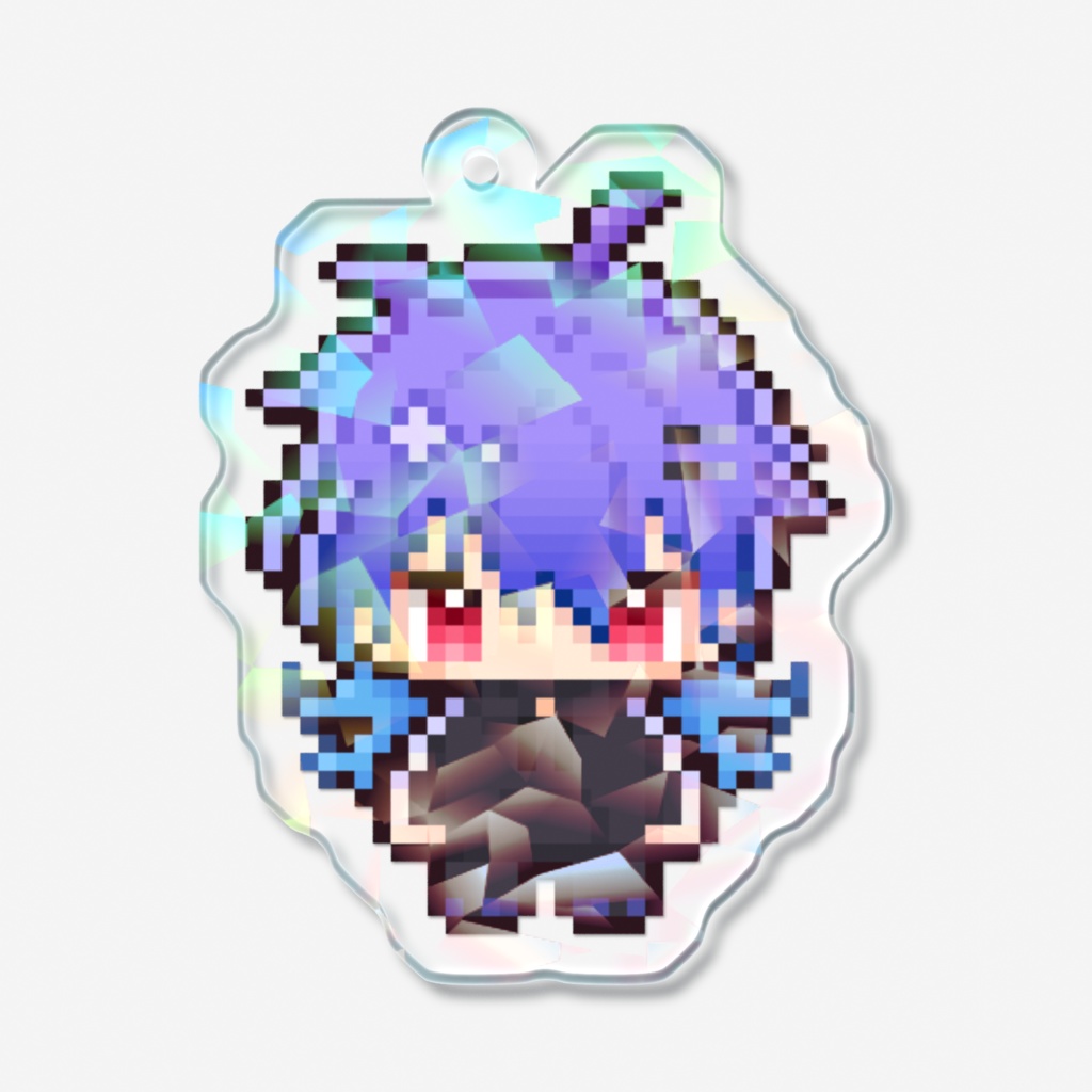 naque ドット絵アクキー(ホログラム)