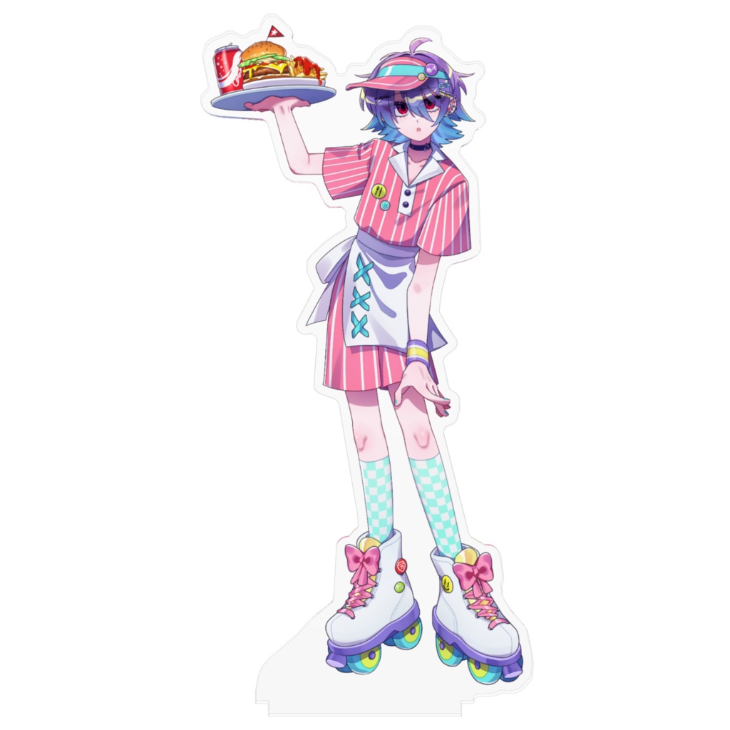 naque ダイナーアクスタ(ピンク)