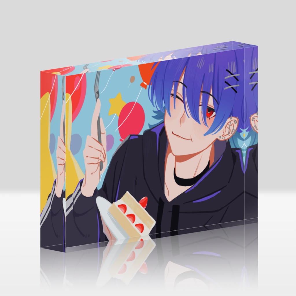 naque 2026年誕生日アクリルブロック