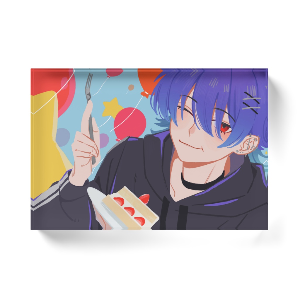 naque 2026年誕生日アクリルブロック