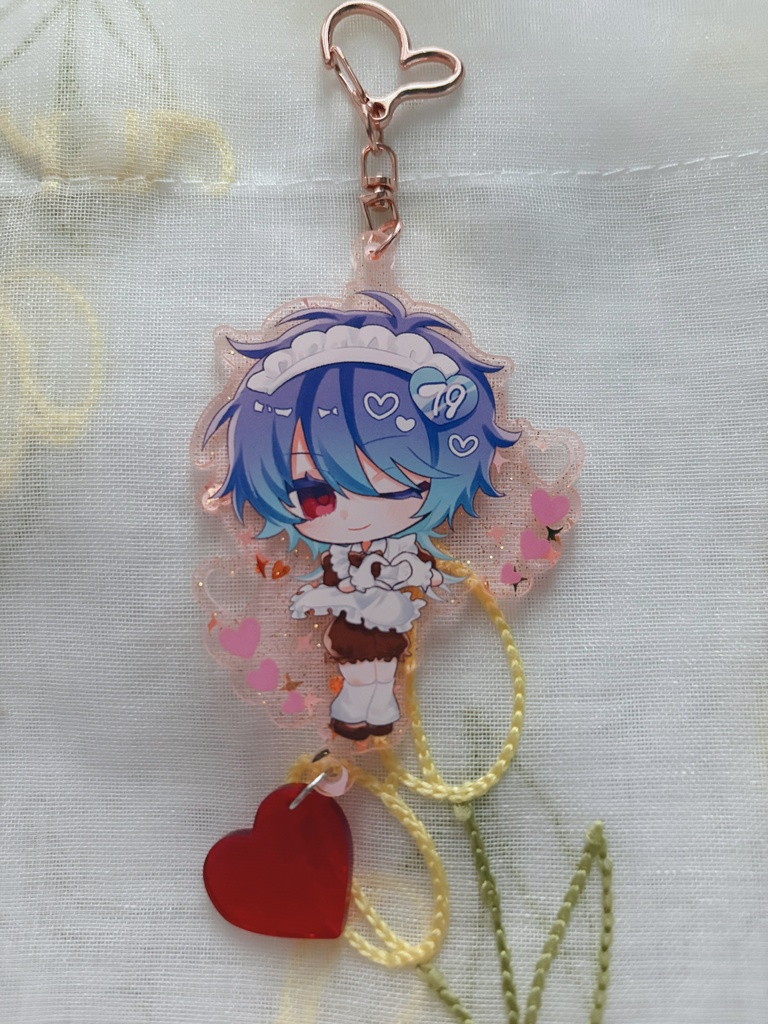 naque バレンタインメイドアクリルキーホルダー
