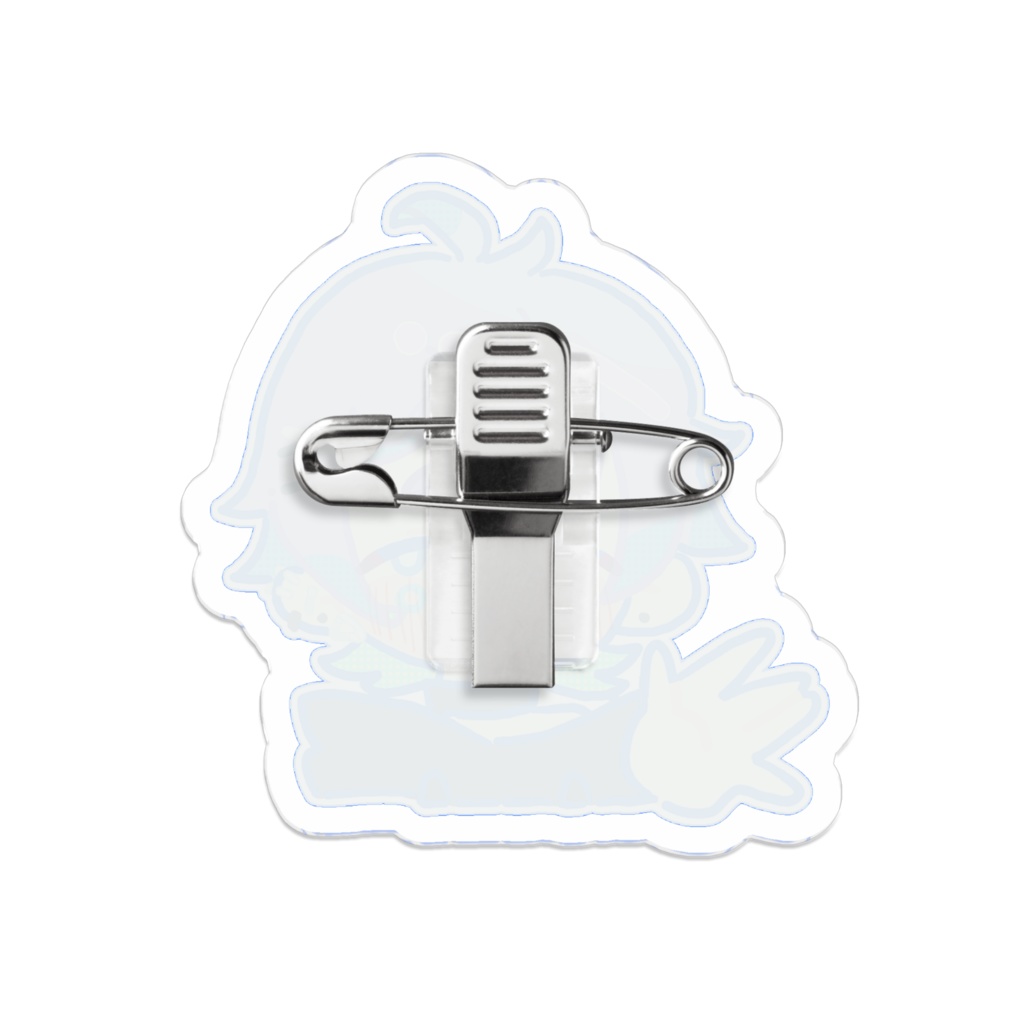 naque ステッカー風SD アクリルバッジ