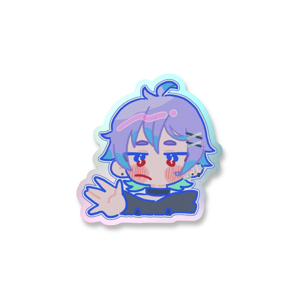 naque ステッカー風SD オーロラステッカー